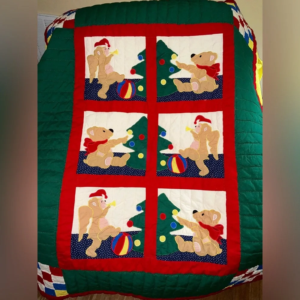 Christmas 🎄 Throw 46” wide x 60” Long